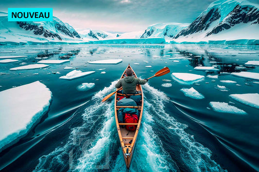Canoeing on the Ice Ocean DJPART SHOP