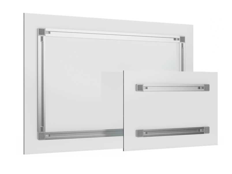 fixation mural impression pigmentaire sous plexi